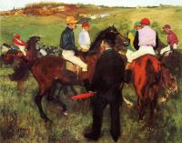 Degas, Edgar - Racehorses at Longchamp